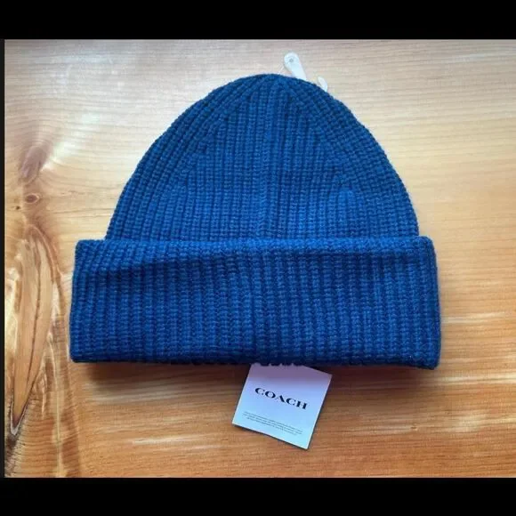 Coach Women's Blue Hat - Picture 4 of 5